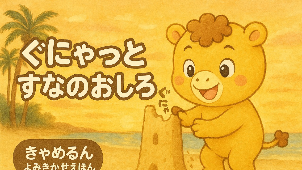 ぐにゃっと すなのおしろ