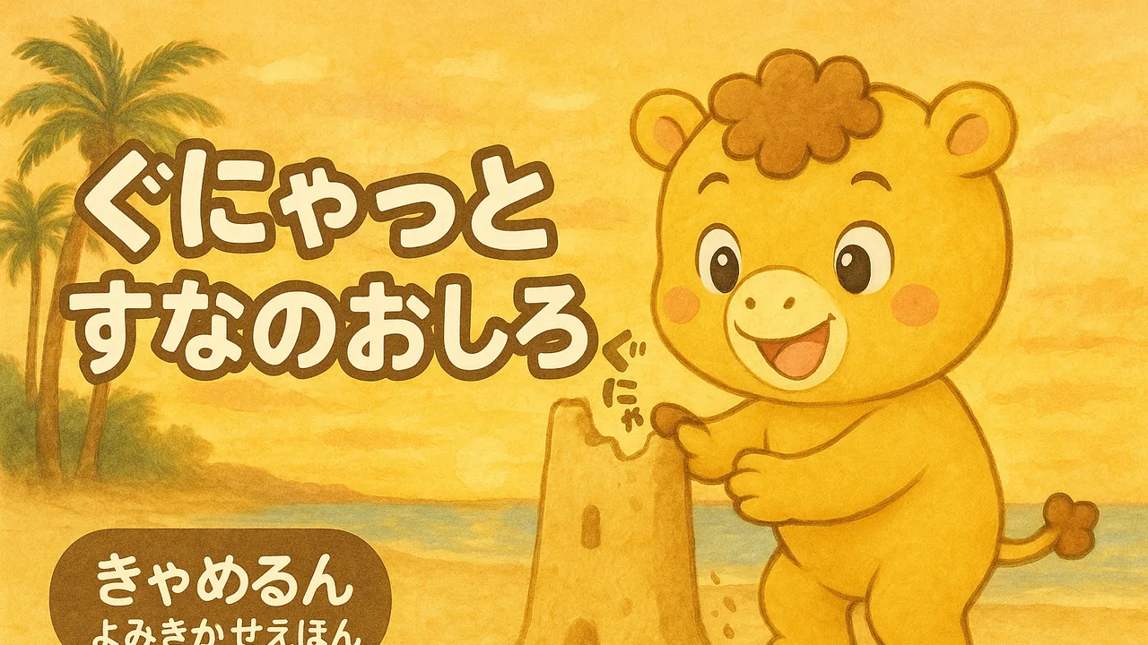 ぐにゃっと すなのおしろ